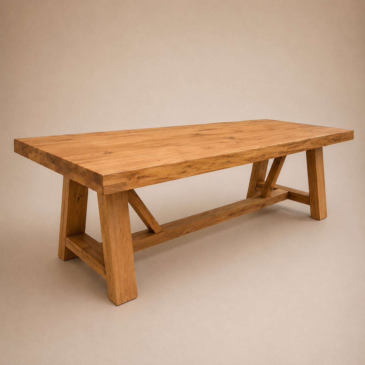 Mesa de Comedor Madera Noble — Modelo Río Valdivia
