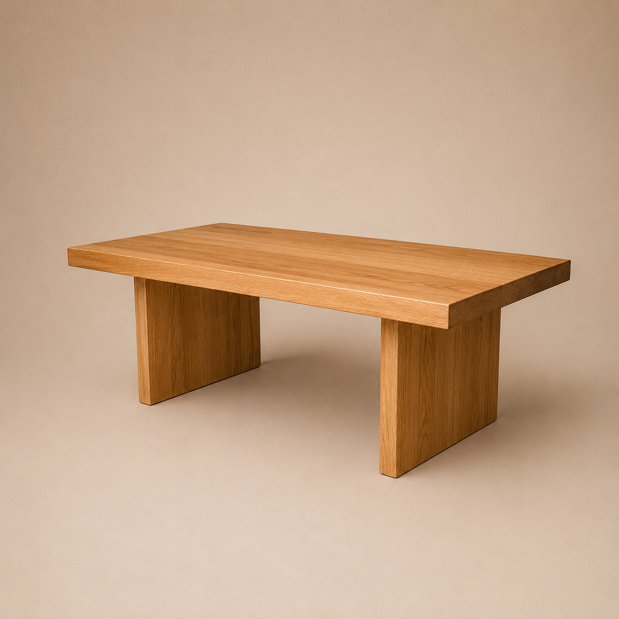 Mesa de Centro Madera Maciza — Modelo Río Maullín