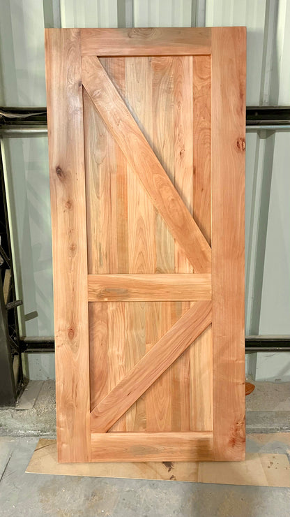Puerta Granero Clásica Madera Maciza — Corredera o Abatible