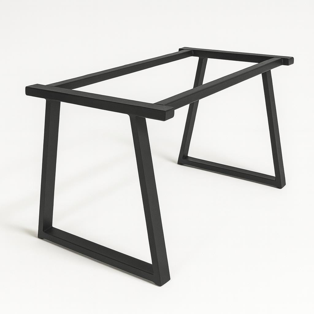 Base Trapecio Fierro Negro Armable