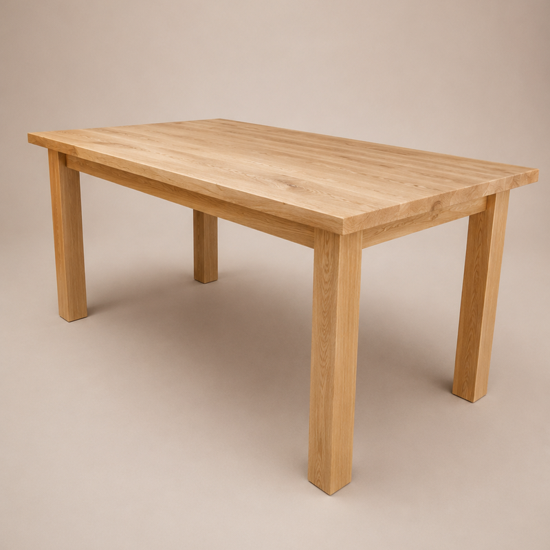 Mesa de Comedor Madera Maciza — Modelo Lago Llanquihue