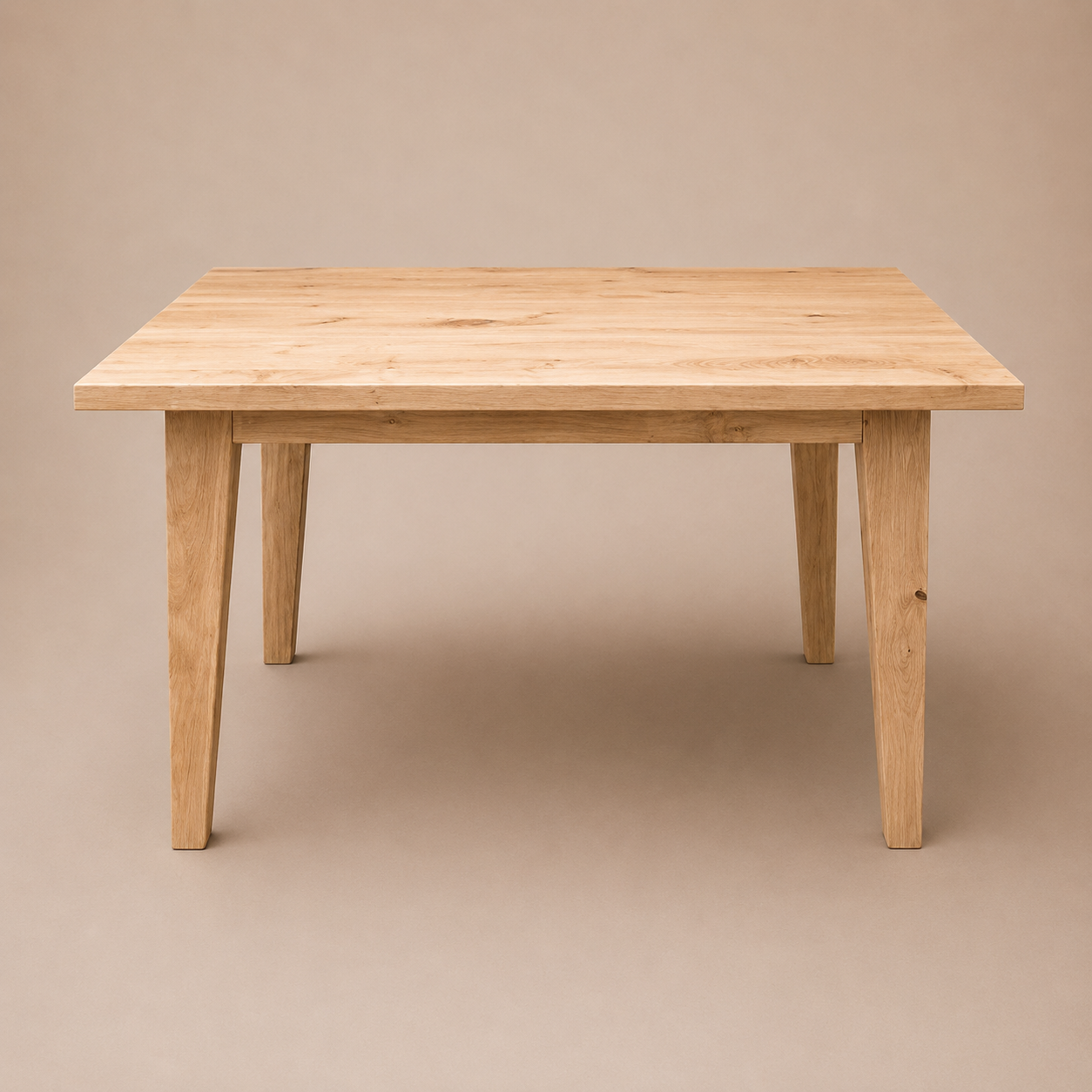 Mesa de Comedor Madera Maciza — Modelo Río Bueno