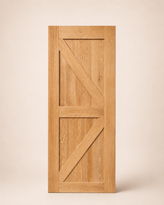 Puerta Granero Clásica Madera Maciza — Corredera o Abatible