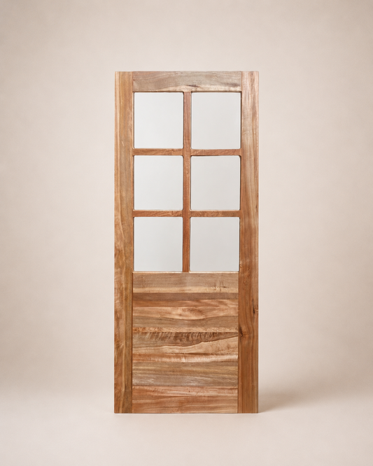 Puerta Madera Maciza con Vidrio — Modelo Cochamó