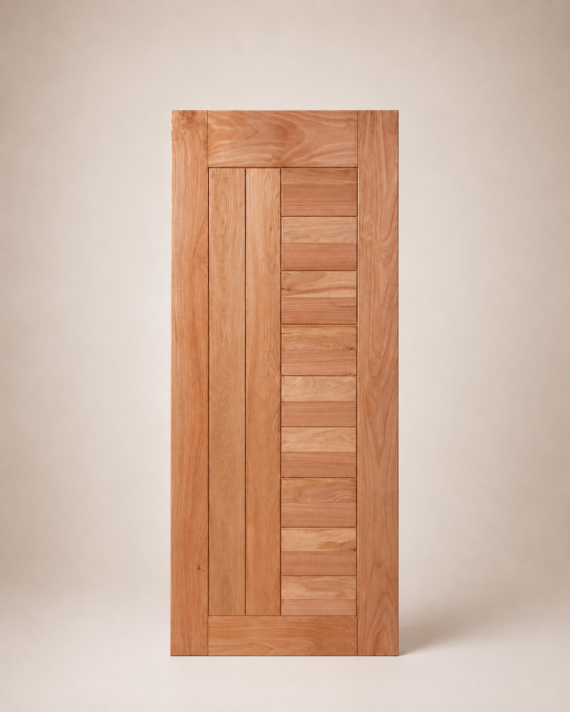 Puerta Exterior Madera Maciza — Modelo Lago Ranco