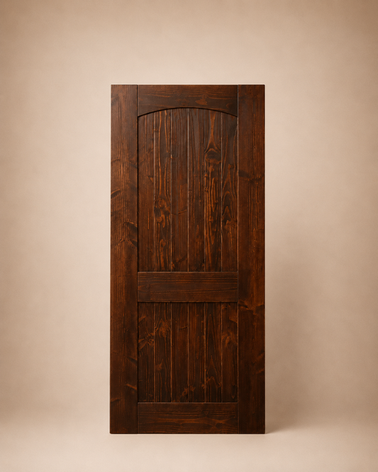 Puerta Exterior Madera Maciza — Modelo Frutillar