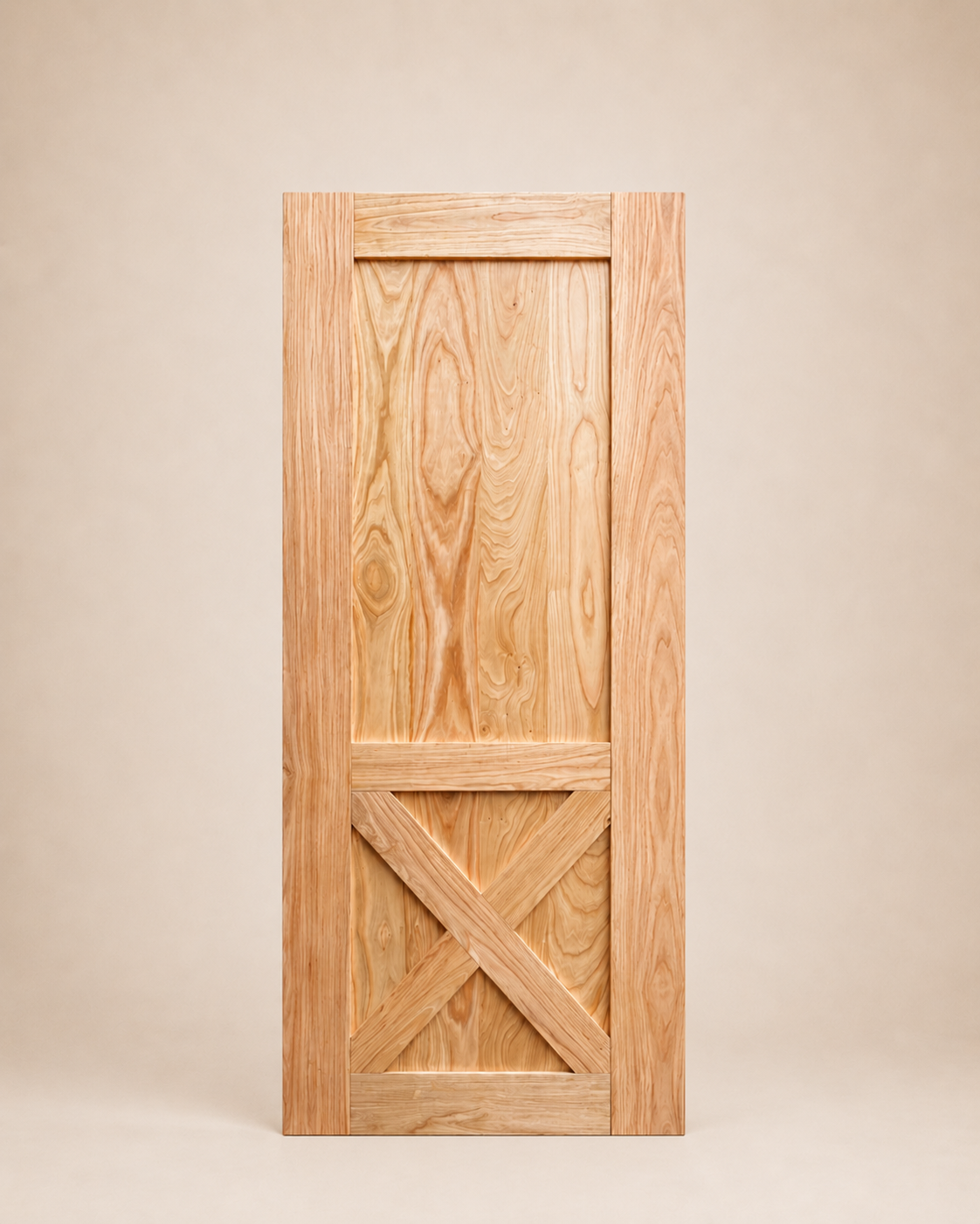 Puerta Granero Madera Maciza Tipo Cruz — Corredera o Abatible