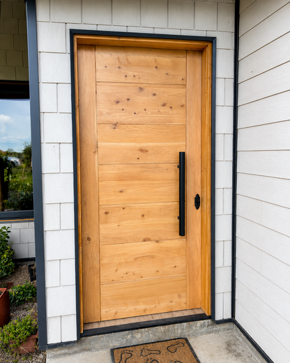 Puerta Madera Maciza Exterior— Modelo Panguipulli