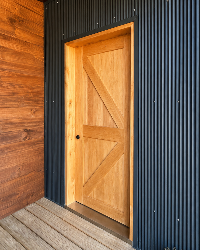 Puerta Granero Clásica Madera Maciza — Corredera o Abatible