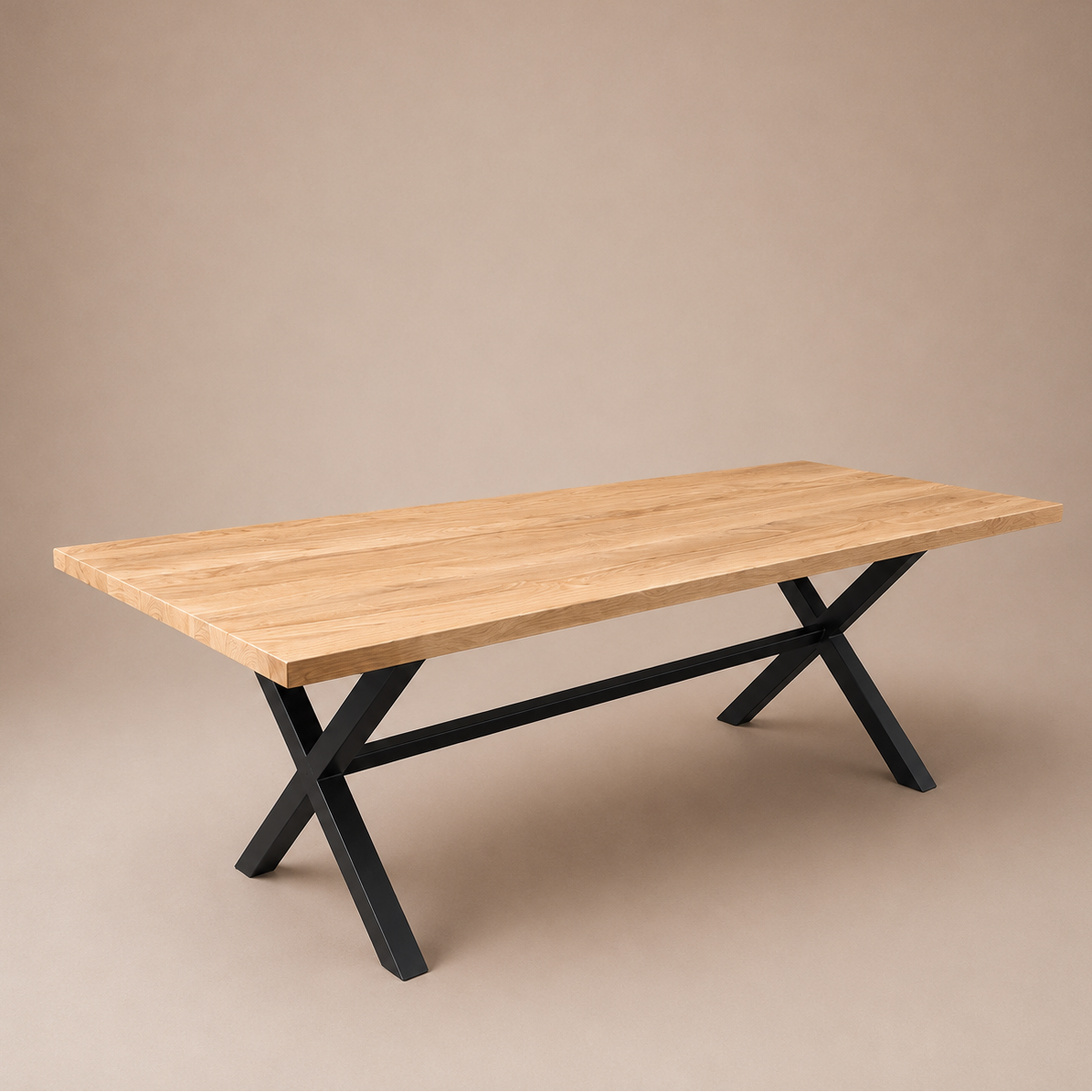 Mesa De Comedor Madera Maciza — Modelo Lago Calafquén