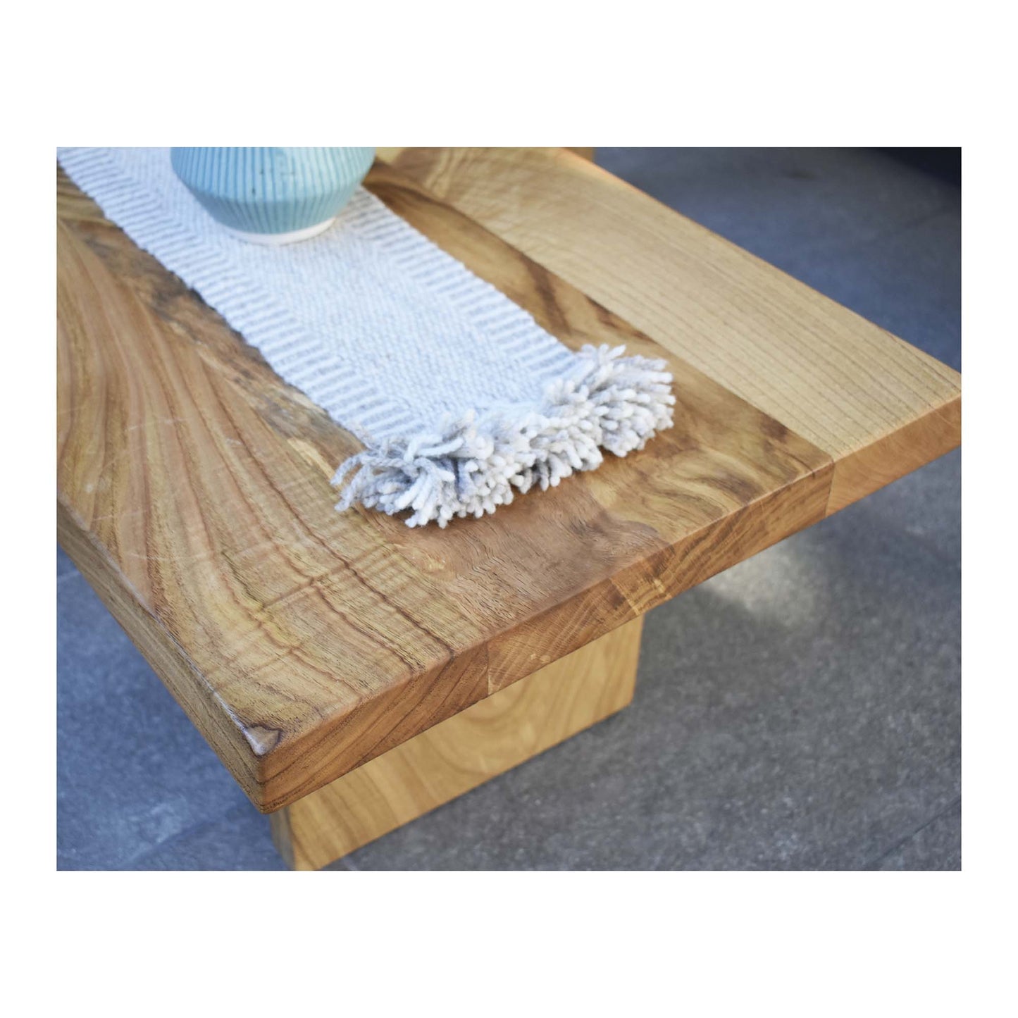Mesa de Centro Madera Maciza — Modelo Río Maullín