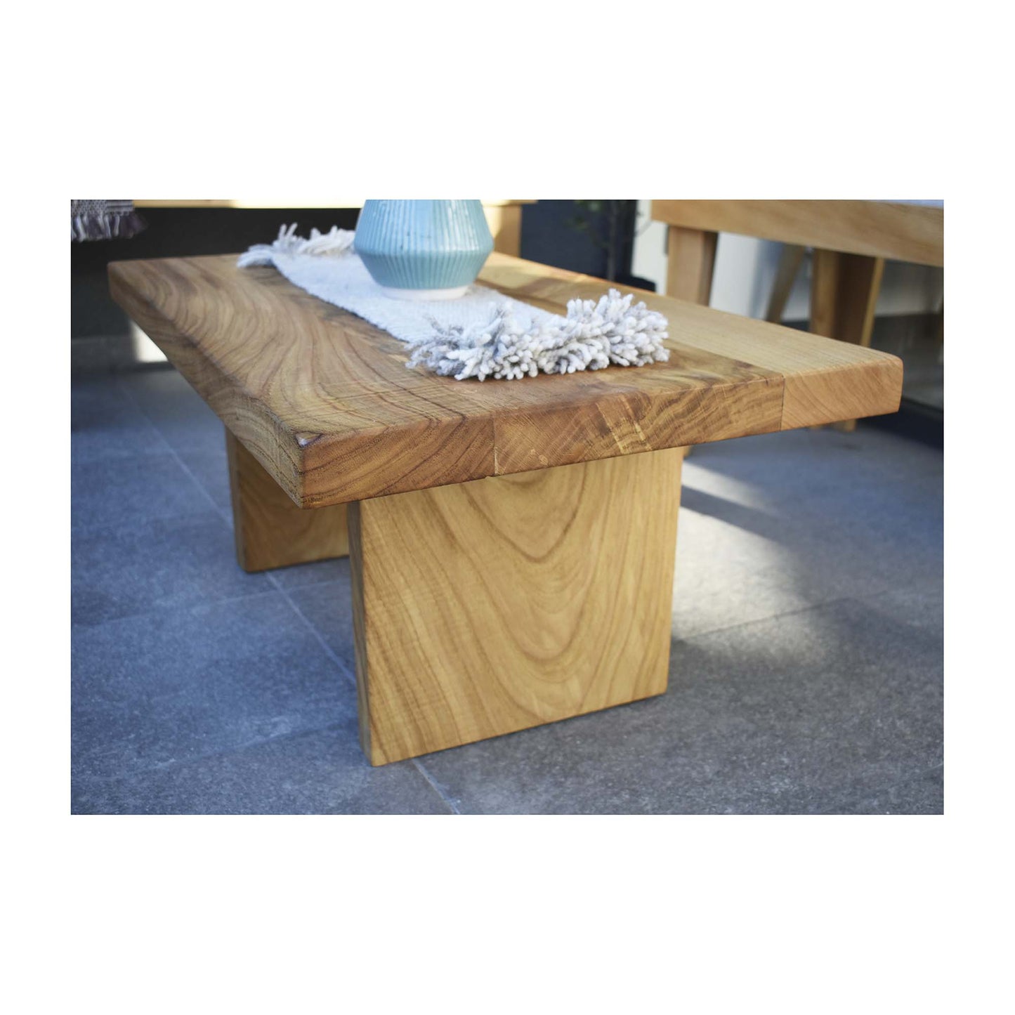 Mesa de Centro Madera Maciza — Modelo Río Maullín