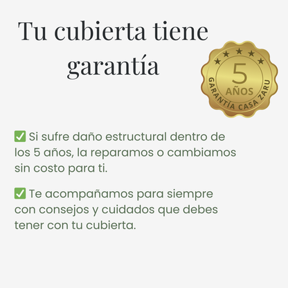 Cubierta de Mesa + Protector Hidrorrepelente y Antimanchas - Espesor 4 cm