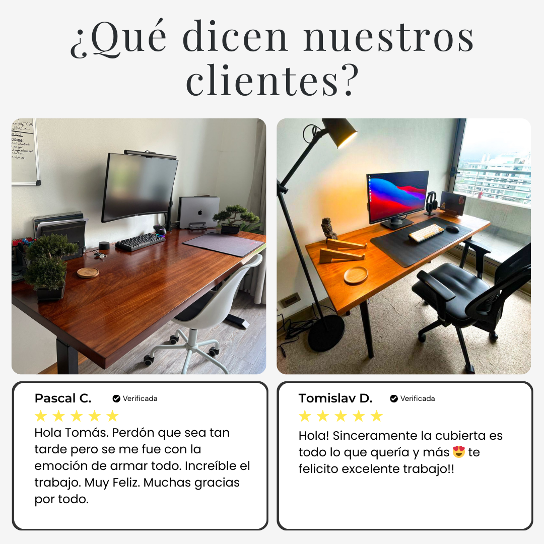 Cubierta De Escritorio Madera Maciza — Hidrorrepelente y Antimanchas