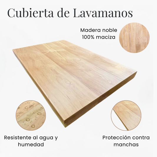 Cubierta de Lavamanos + Protector Hidrorrepelente y Anti Manchas - 4 cm Espesor