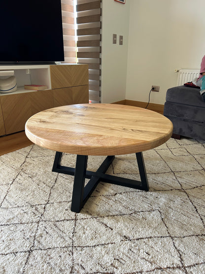 Mesa de Centro Redonda  — Modelo Lago Toltén