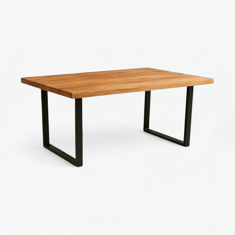 Mesa De Comedor Madera Maciza — Modelo Río Maullín