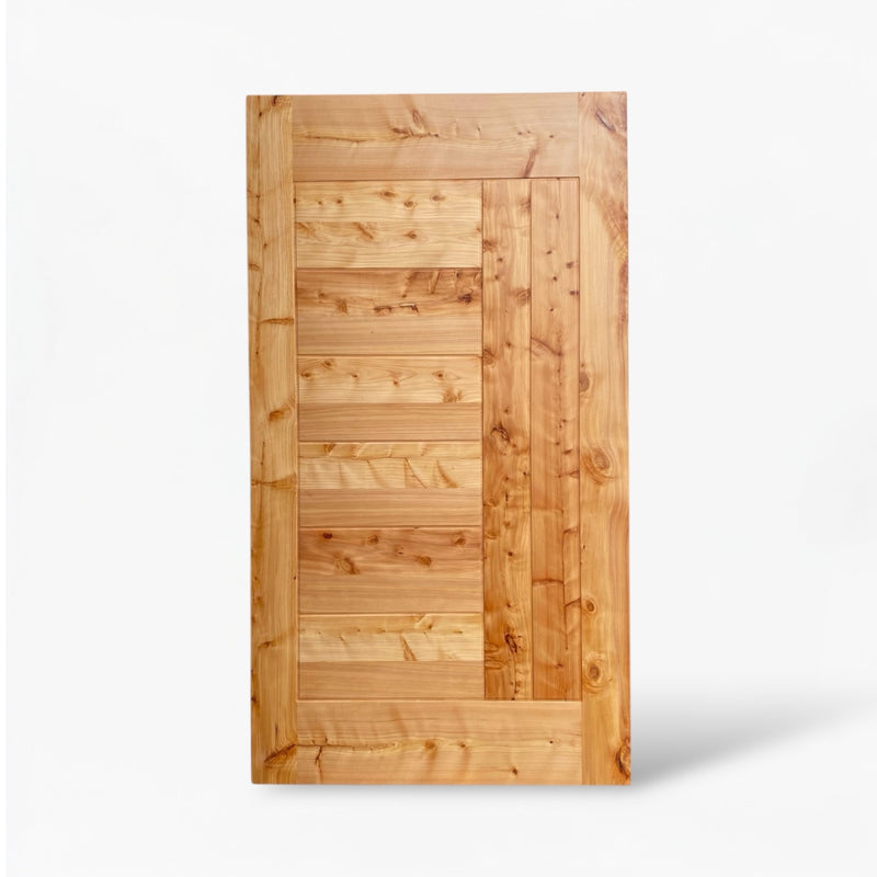 Puerta Exterior Madera Maciza — Modelo Lago Ranco