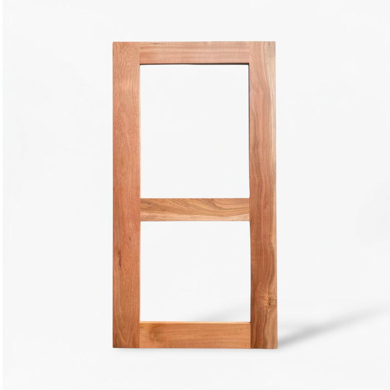 Puerta Separadora de Ambiente Madera Maciza con Vidrio — Modelo Ensenada