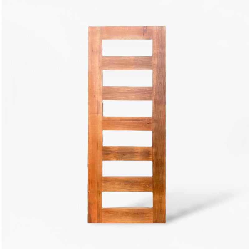 Puerta Madera Maciza con Vidrios — Modelo Entrelagos