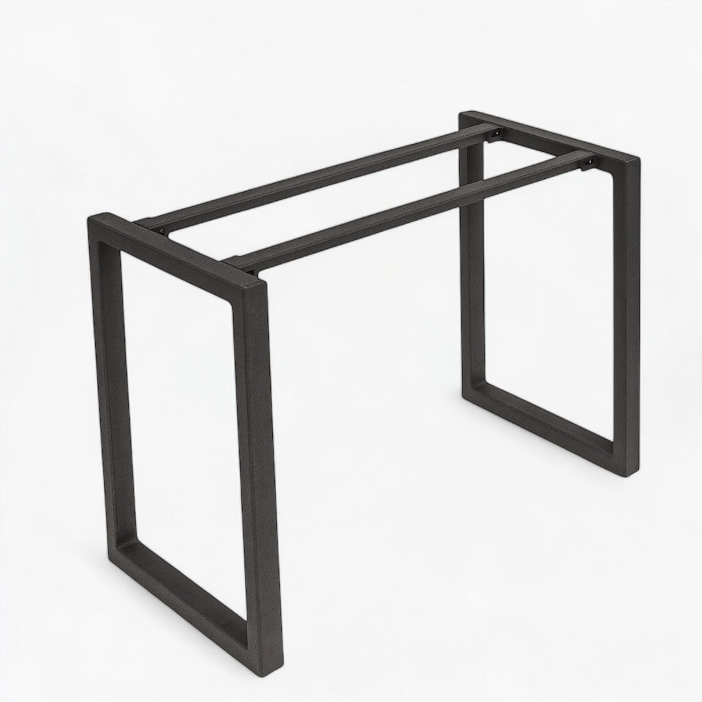 Base Mesa Fierro Negro Armable — 71 cm Altura