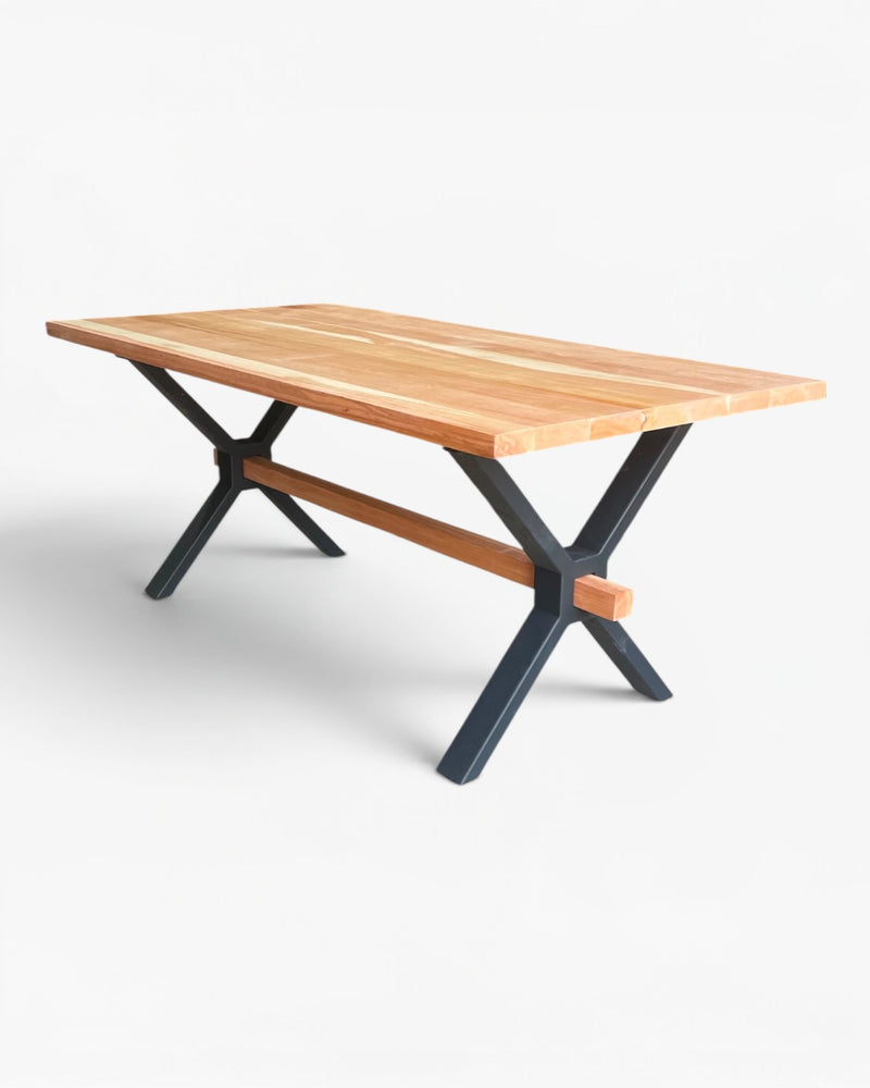 Mesa De Comedor Madera Maciza — Modelo Lago Puyehue