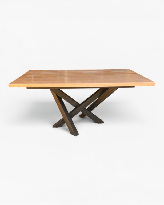 Mesa De Comedor Madera Maciza — Modelo Río Petrohué