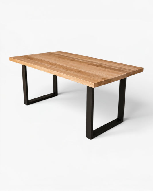Mesa De Comedor Madera Maciza — Modelo Río Maullín