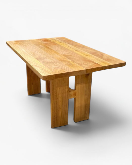 Mesa De Comedor Madera Maciza — Modelo Lago Riñihue