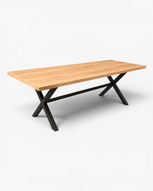 Mesa De Comedor Madera Maciza — Modelo Lago Calafquén