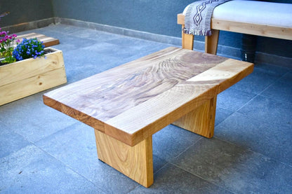 Mesa de Centro Madera Maciza — Modelo Río Maullín